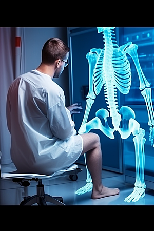 骨骼X光医学影像外科素材