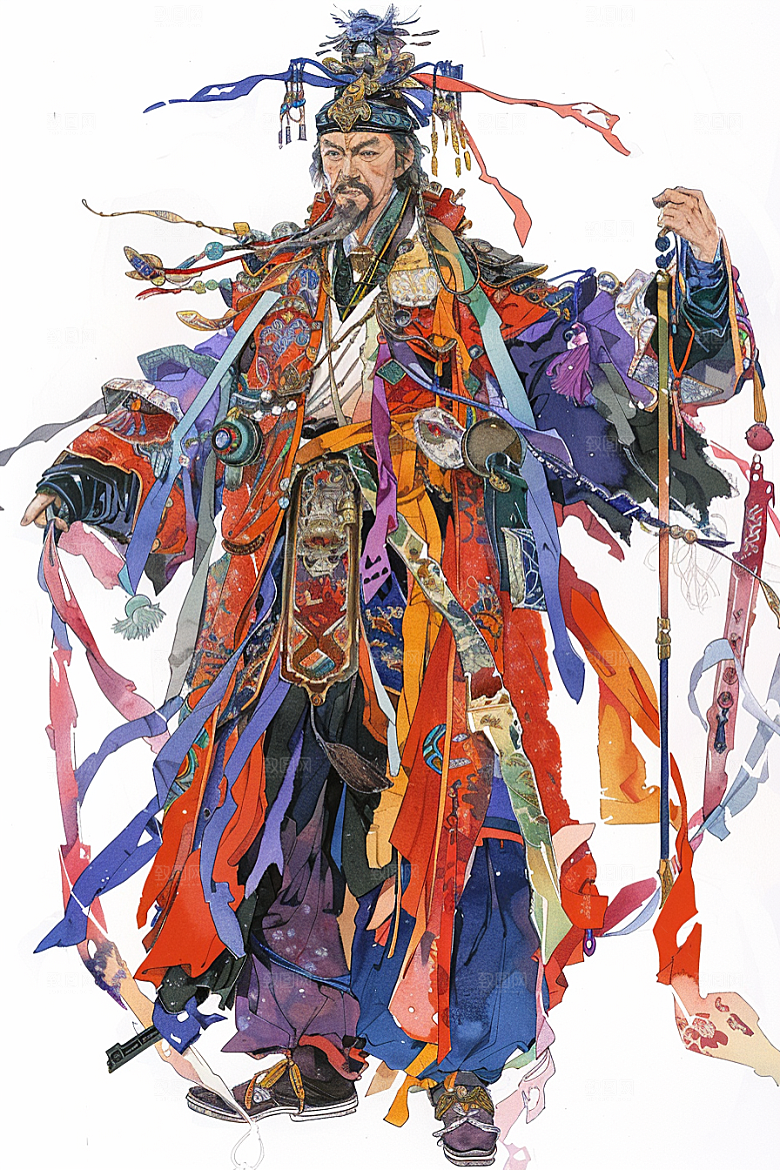 神话人物幻想传说插画