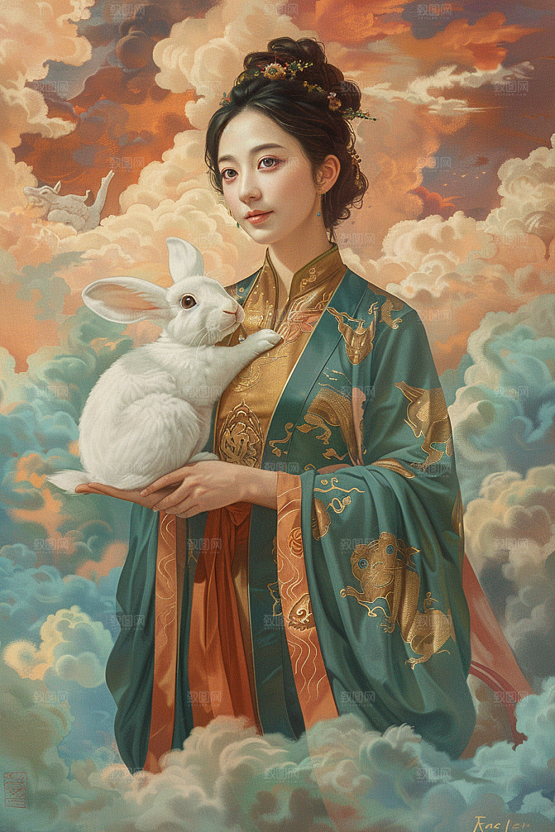 神话人物幻想神仙插画