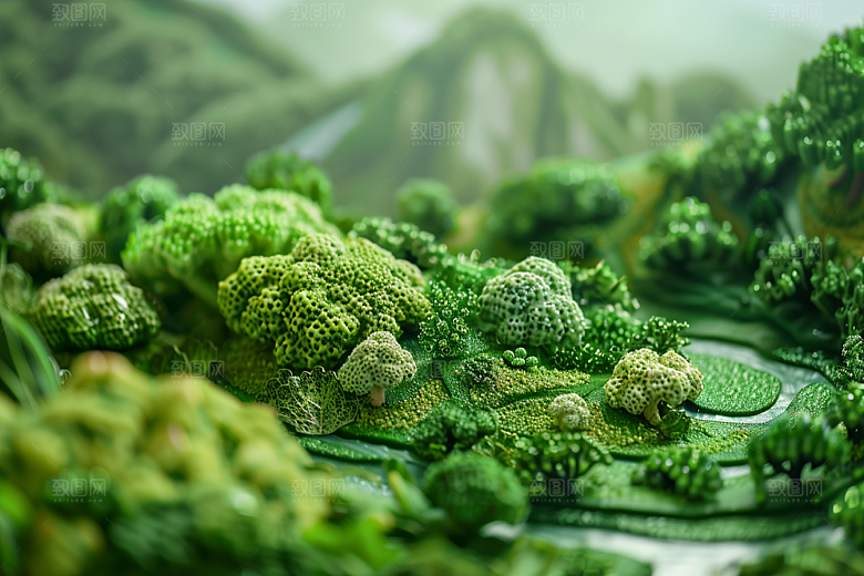 果蔬风景创意场景设计素材