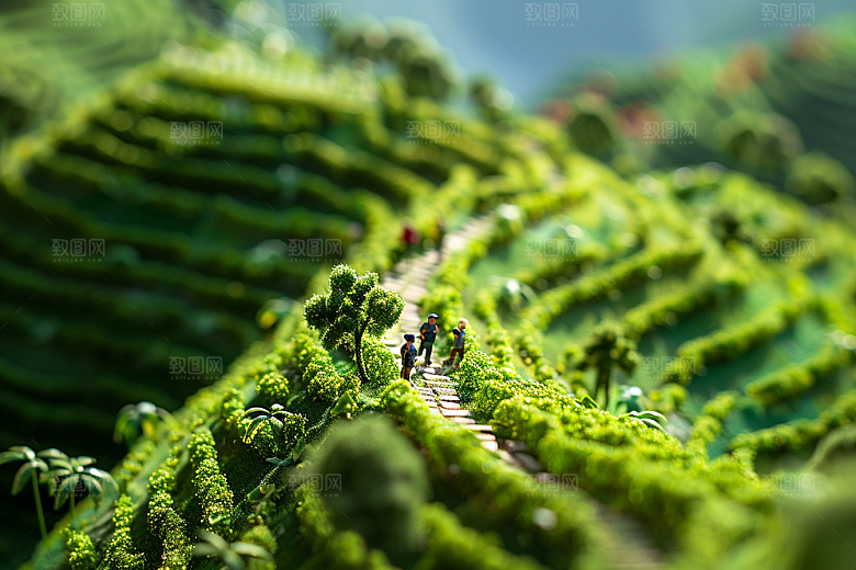 果蔬风景山水山川河流素材