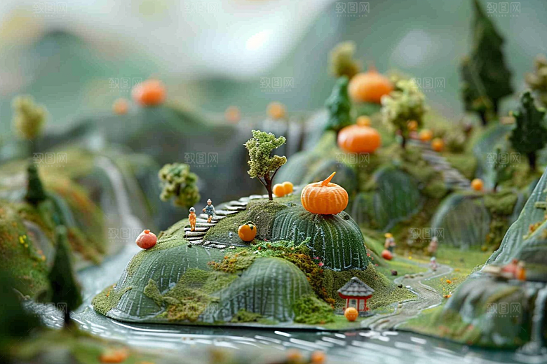 果蔬风景创意场景自然素材