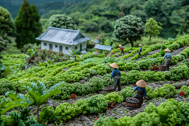 果蔬风景创意场景食材素材
