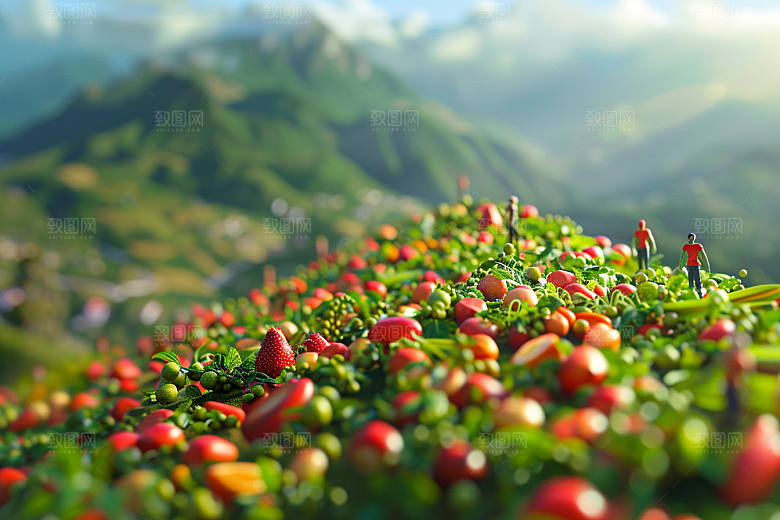 果蔬风景山水食物素材
