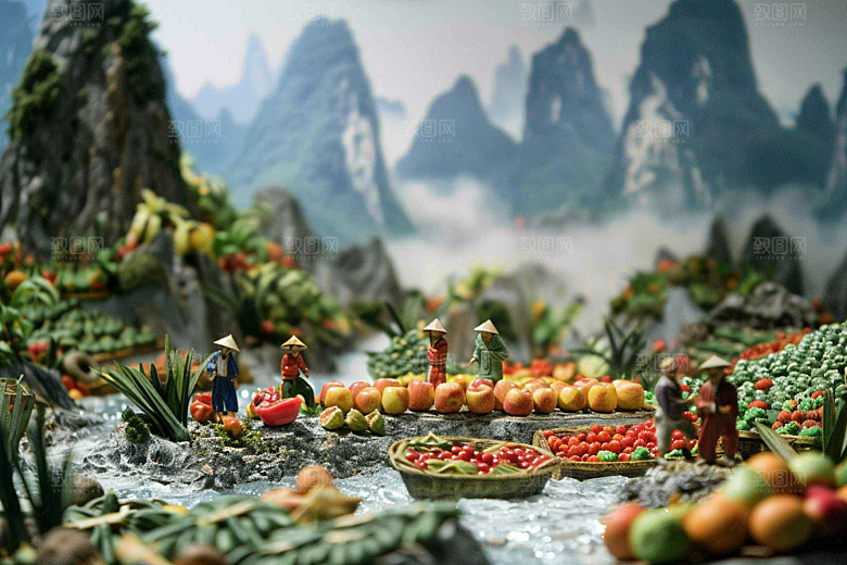 果蔬风景美食风光素材