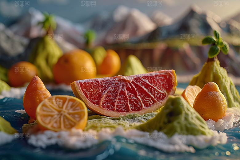 果蔬风景设计蔬菜水果素材