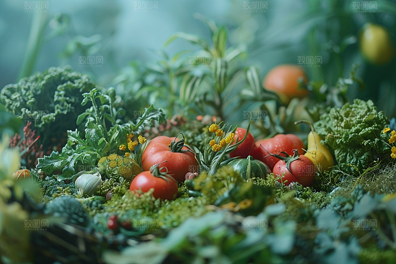 果蔬风景风光美食素材