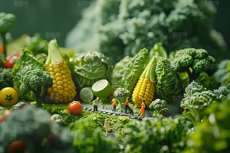 果蔬风景高清创意场景素材