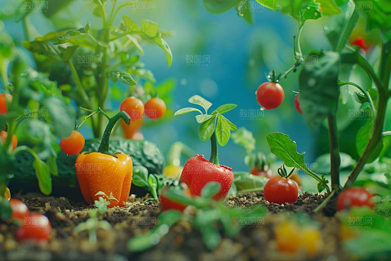 果蔬风景美食食材素材