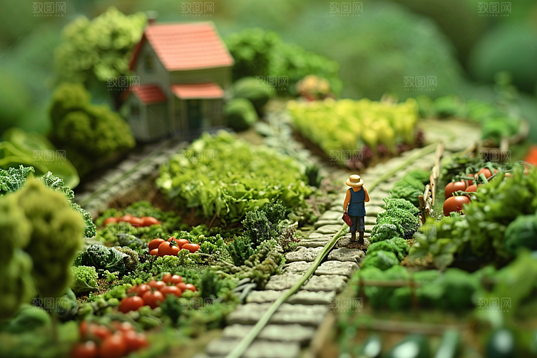 果蔬风景微距设计素材