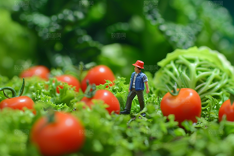 果蔬风景食材设计素材