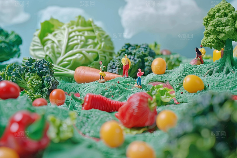 果蔬风景食材美食素材