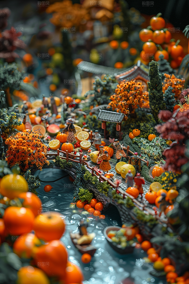 果蔬风景设计自然素材