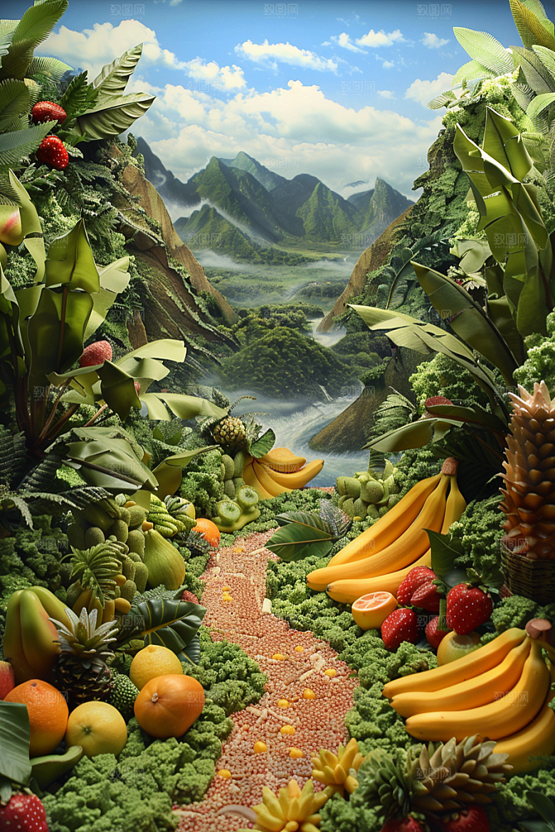 果蔬风景食材自然素材
