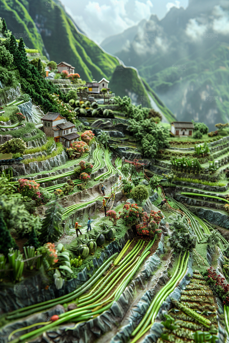 果蔬风景设计蔬菜水果素材
