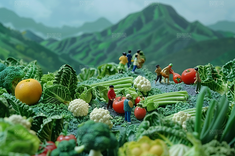 果蔬风景设计自然素材