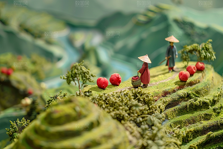 果蔬风景设计食物素材