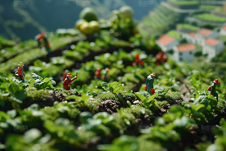 果蔬风景山水蔬菜水果素材