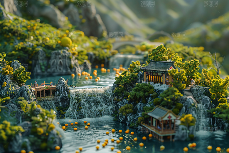 果蔬风景设计微距素材