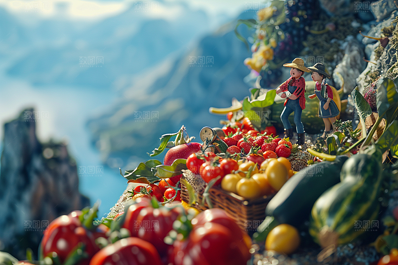 果蔬风景自然食材素材