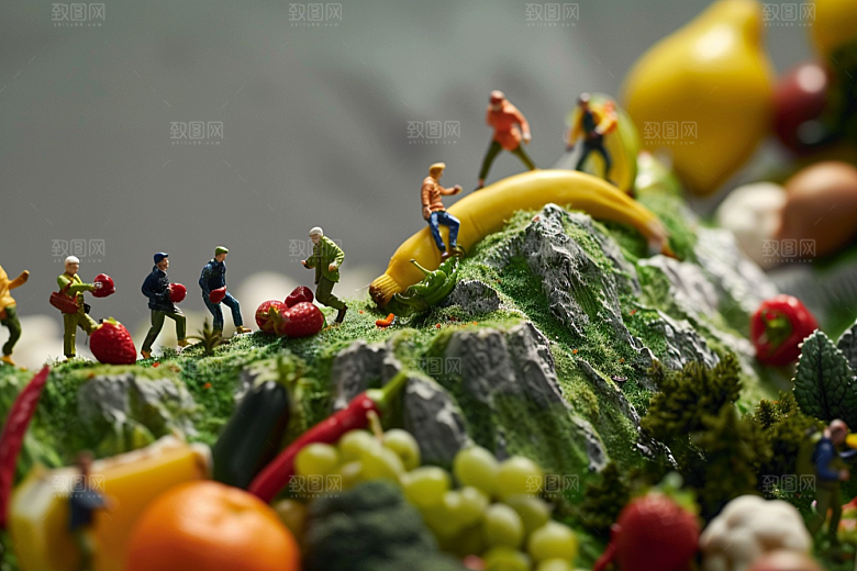 果蔬风景山水美食素材