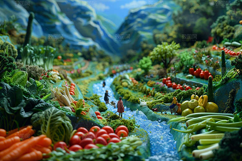 果蔬风景食材蔬菜水果素材