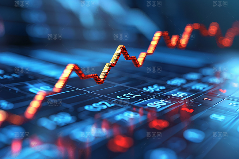 股市走向金融经济素材