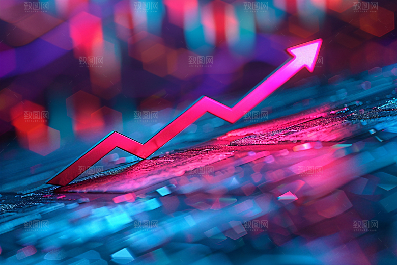股市走向理财金融素材