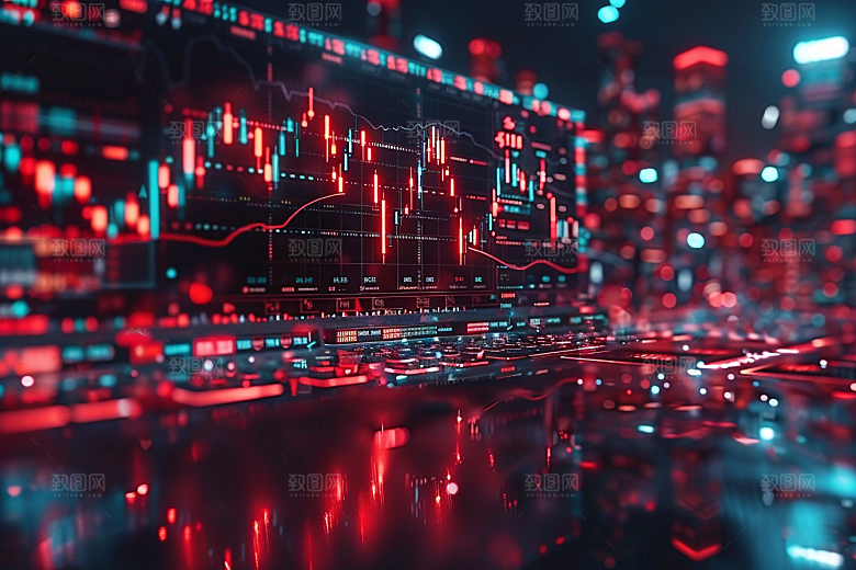 股市走向金融经济素材