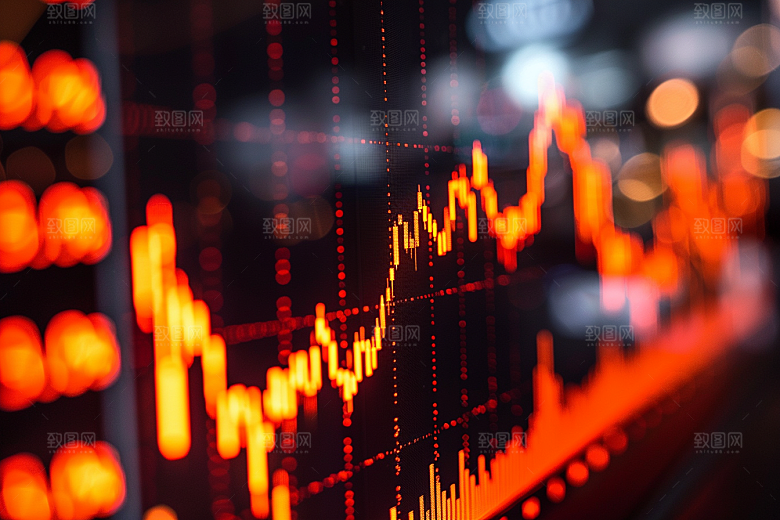 股市走向经济金融素材