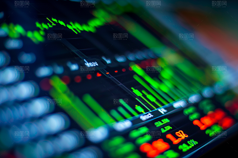 股市走向金融高清素材