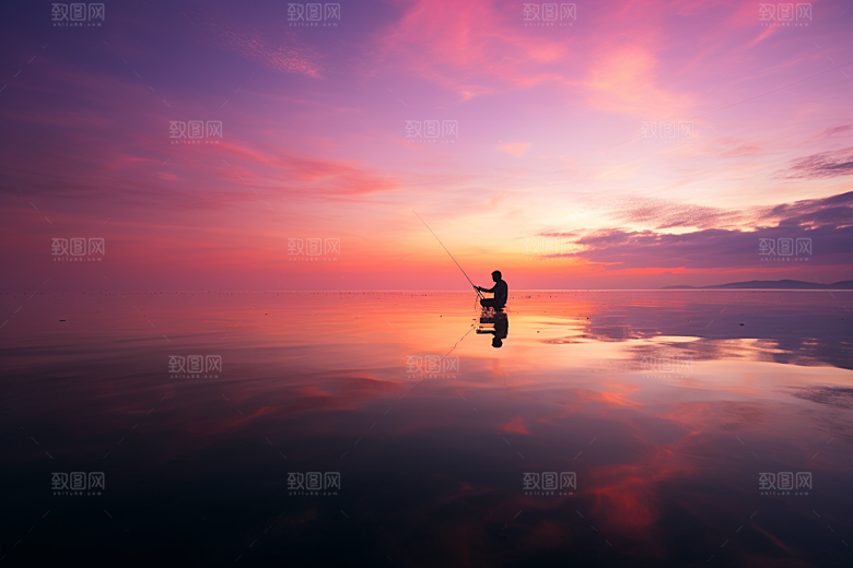 海边赶海海滩海货摄影图