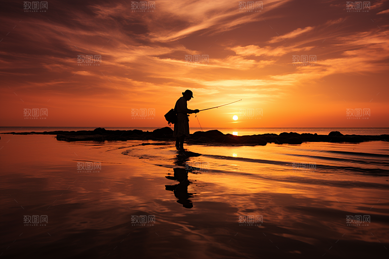 海边赶海高清海货摄影图