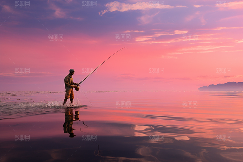 海边赶海海滩海货摄影图