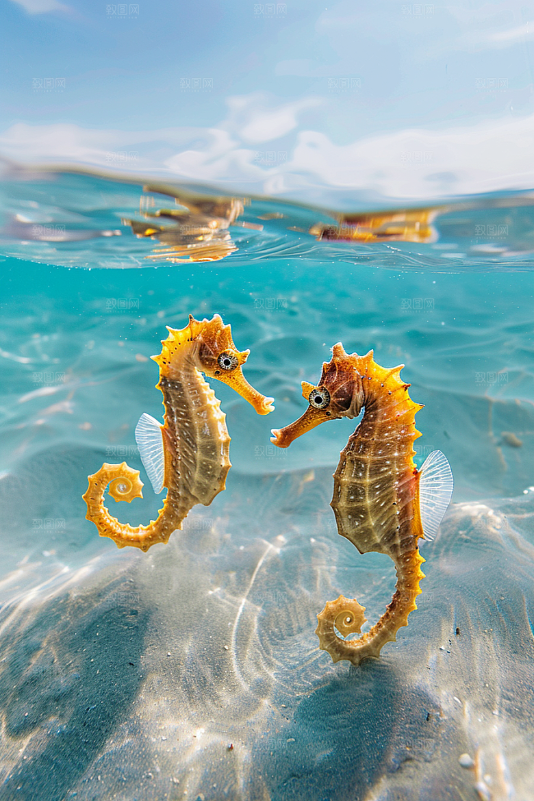 海马生态高清素材