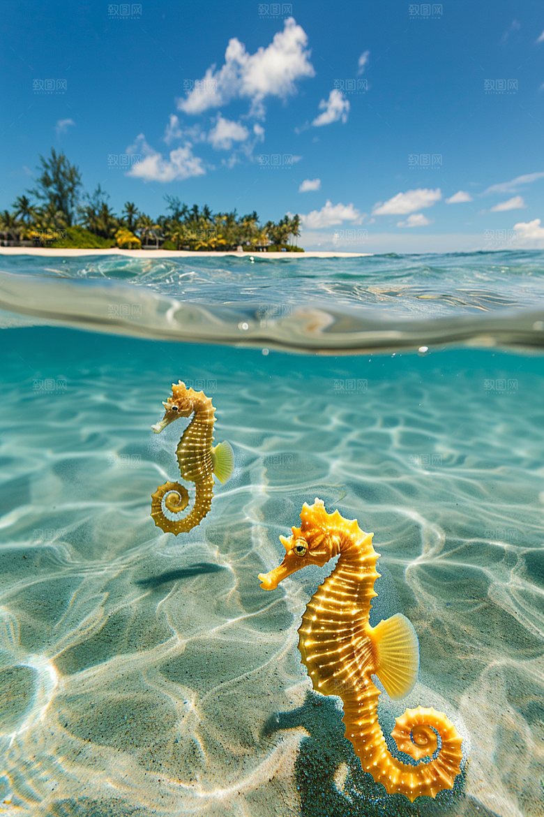 海马海洋生物高清素材