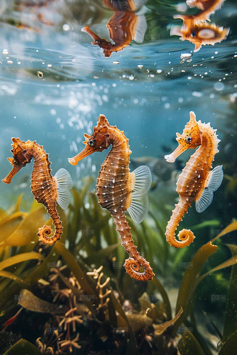 海马海底大海素材