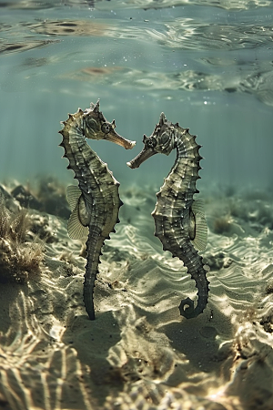 海马海底海洋生物素材