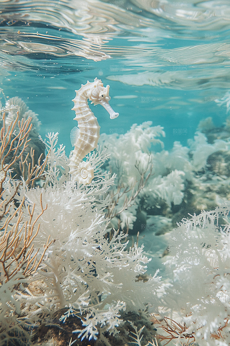 海马海洋生物大海素材