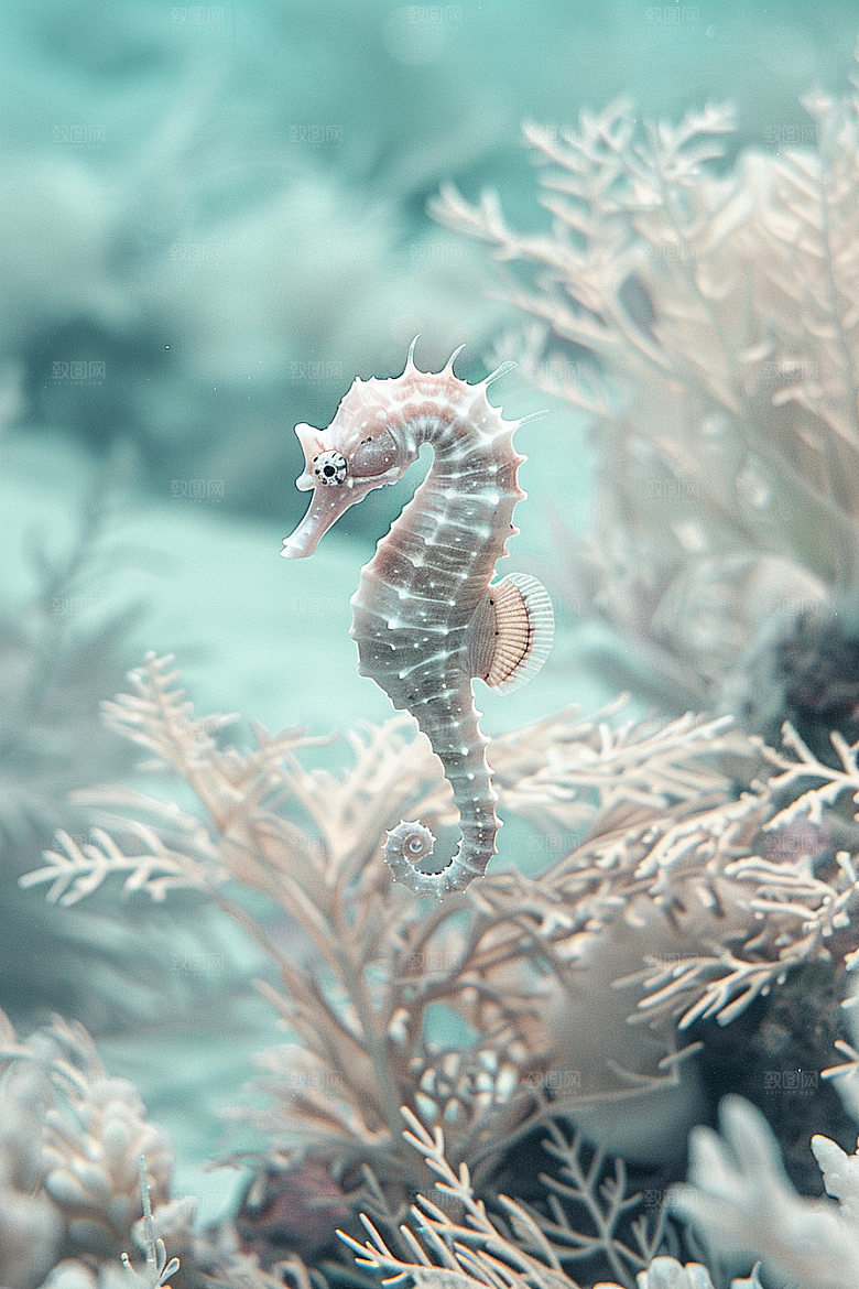 海马保护环境海洋生物素材