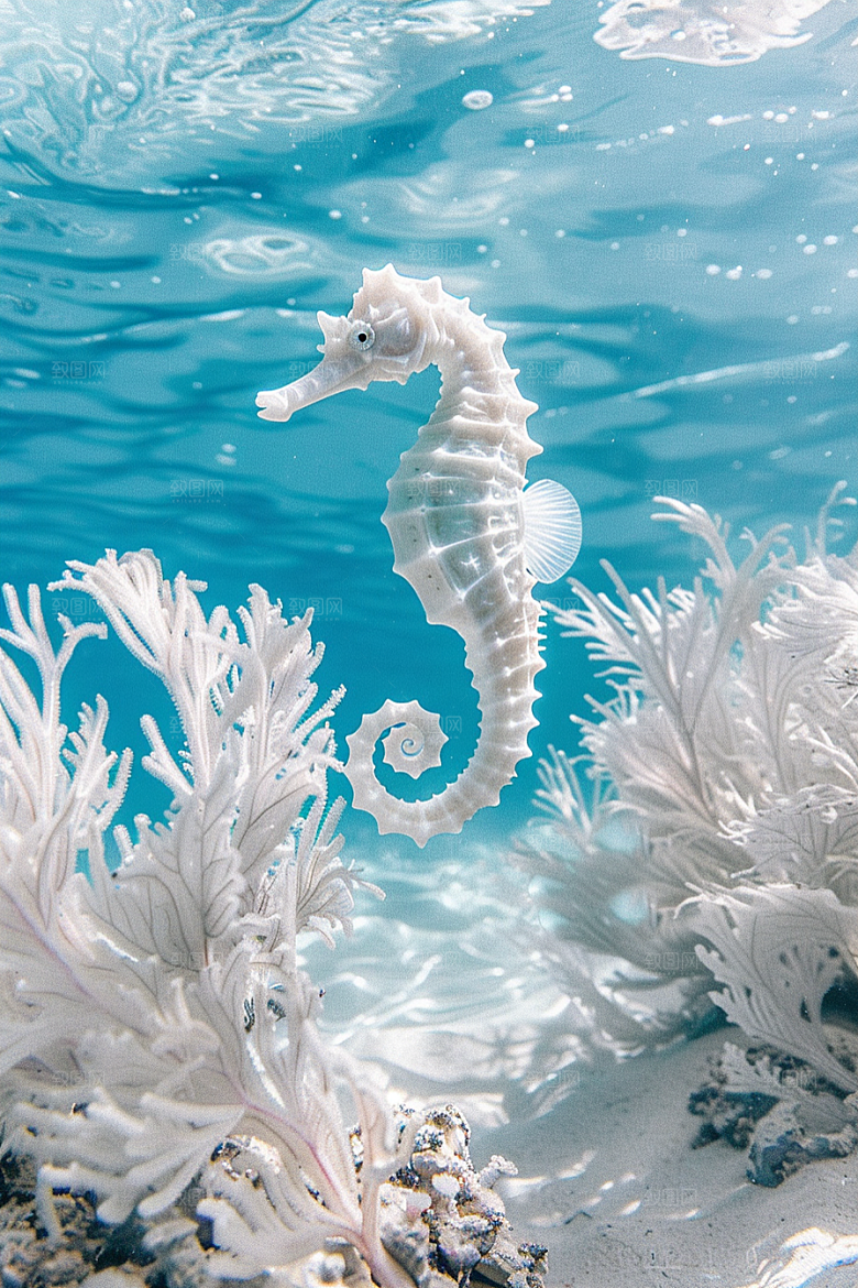 海马生态大海素材