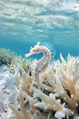 海马环保珊瑚礁素材