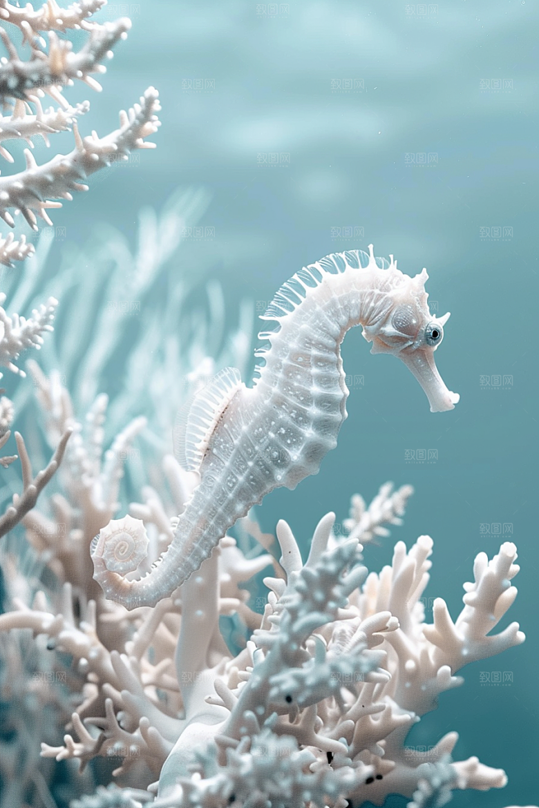 海马生态高清素材