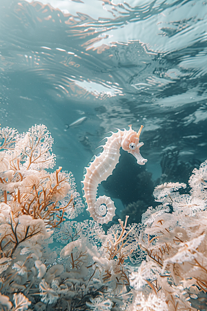 海马保护环境大海素材
