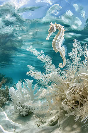 海马海底自然素材