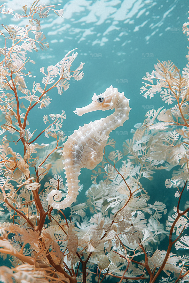 海马海洋生物保护环境素材