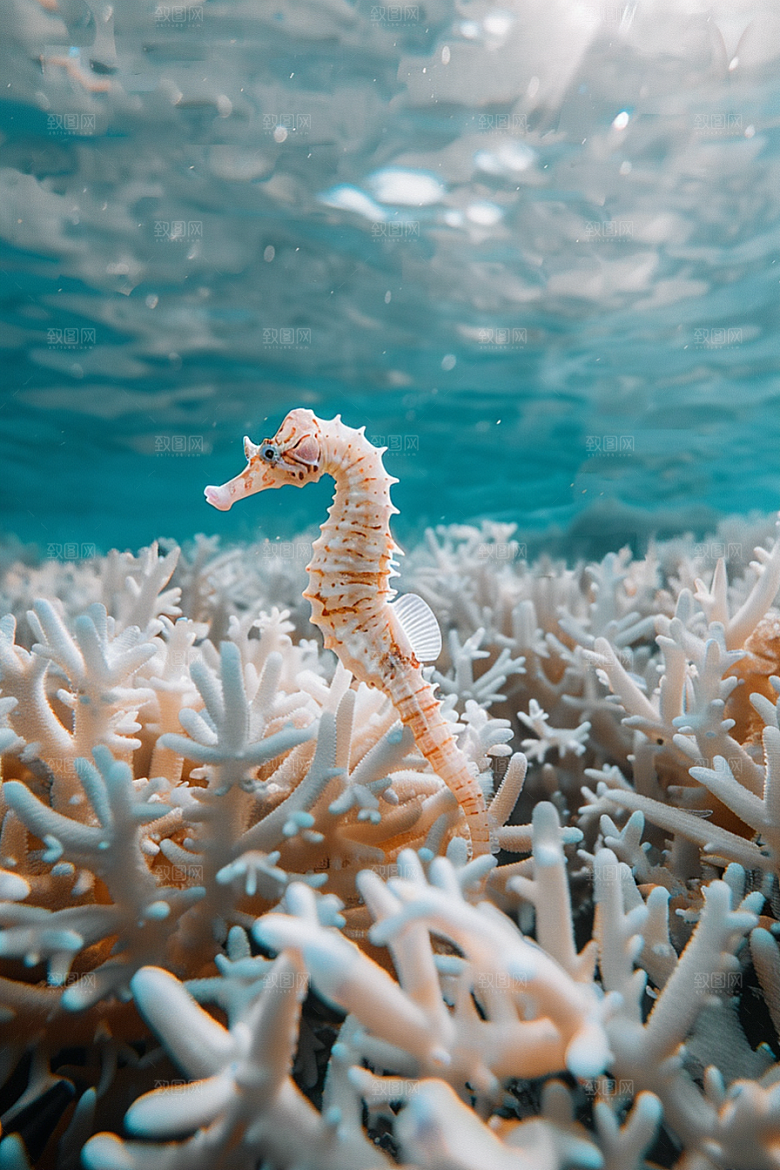 海马海底保护动物素材
