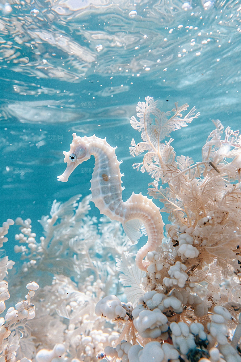 海马海洋生物保护动物素材