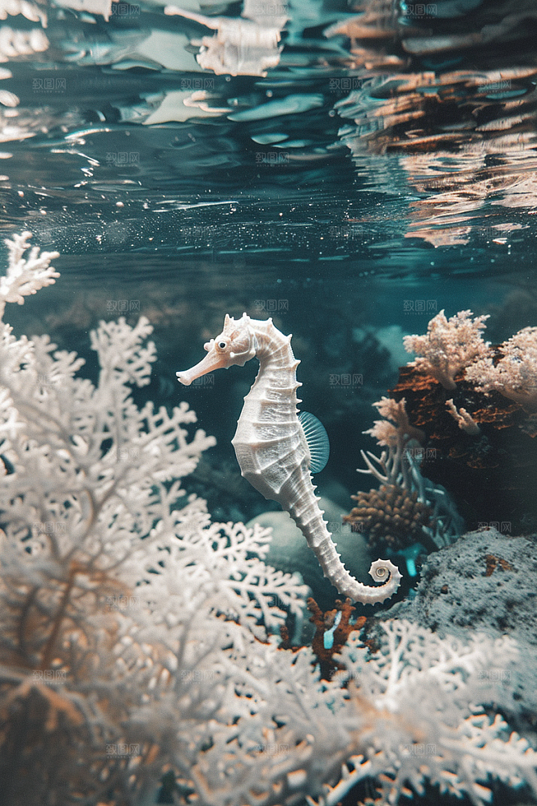 海马海洋生物大海素材