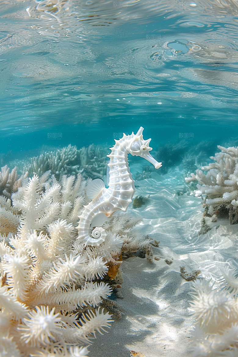 海马海底高清素材